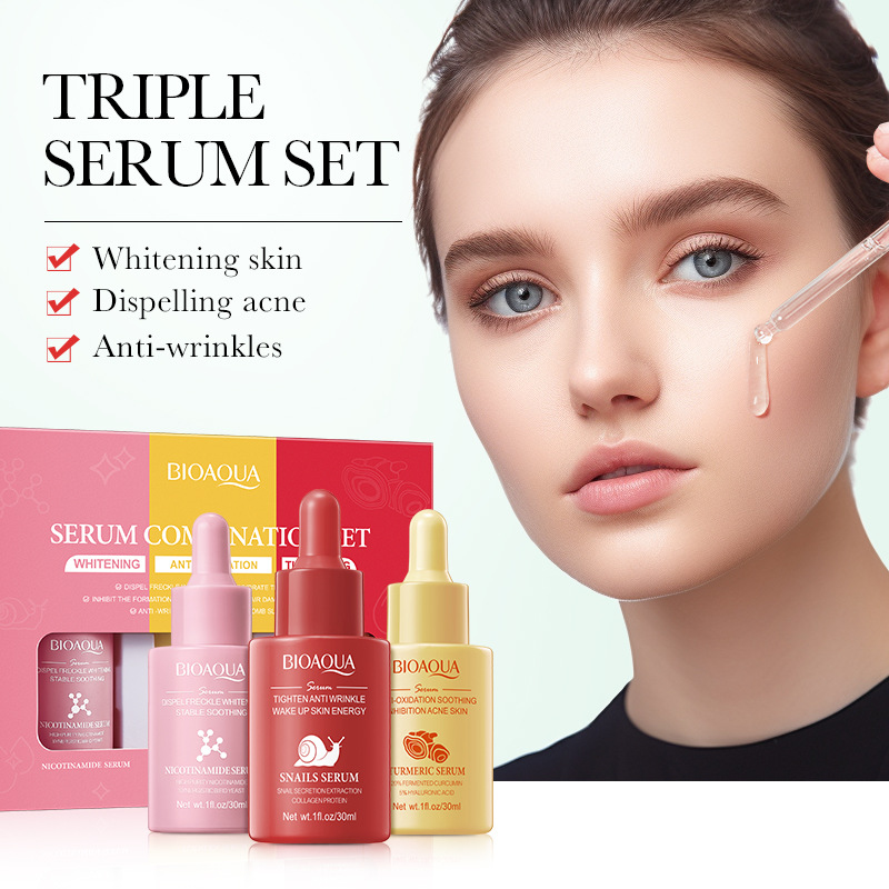 3 stks/set BIOAQUA Vitamine C  - Hyaluronic Acid Serum recensie en prijs