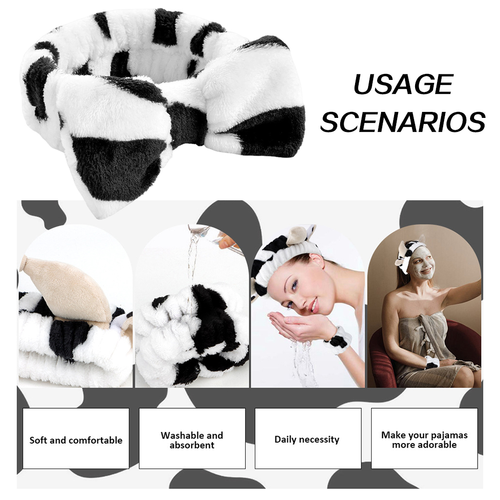 4 stks 3D Koe Hoofdband Super  - Skincare Routine recensie en prijs