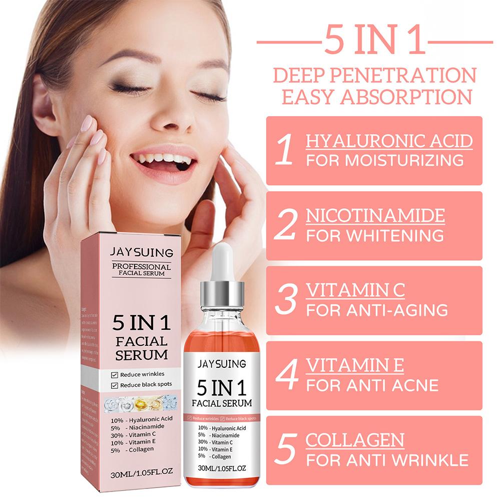 5-in-1 gezichtserum vitamine C - Hyaluronic Acid Serum recensie en prijs
