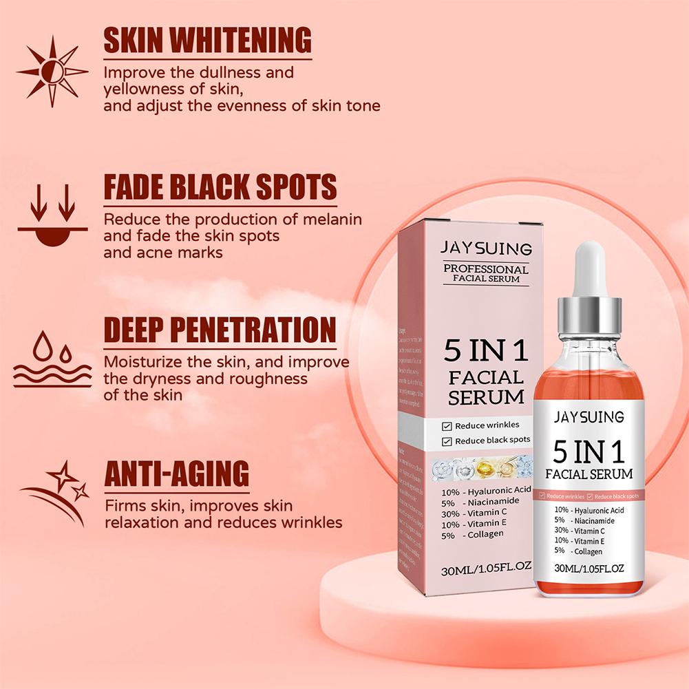 5-in-1 gezichtserum vitamine C - Hyaluronic Acid Serum recensie en prijs