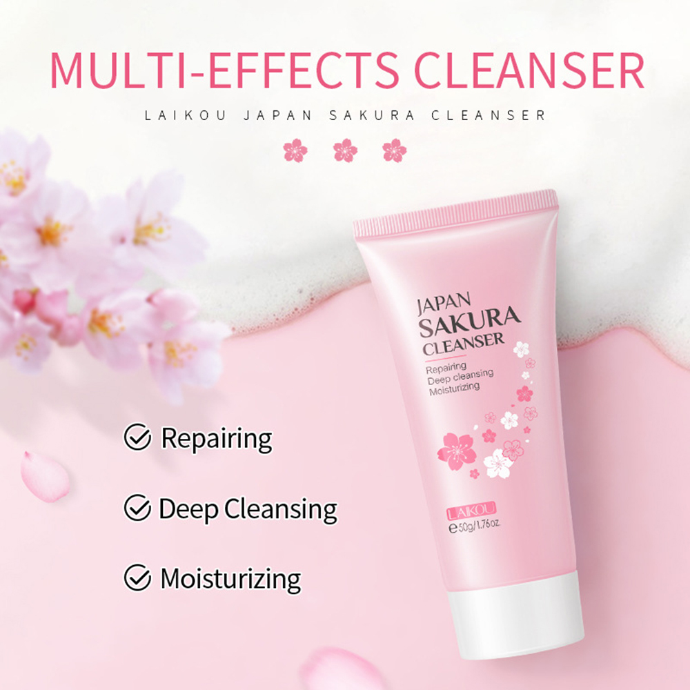 Laikou 8 Stuks Sakura Gezichts - Hyaluronic Acid Serum recensie en prijs